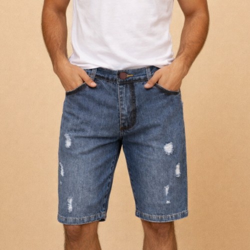 bermuda jeans contorno