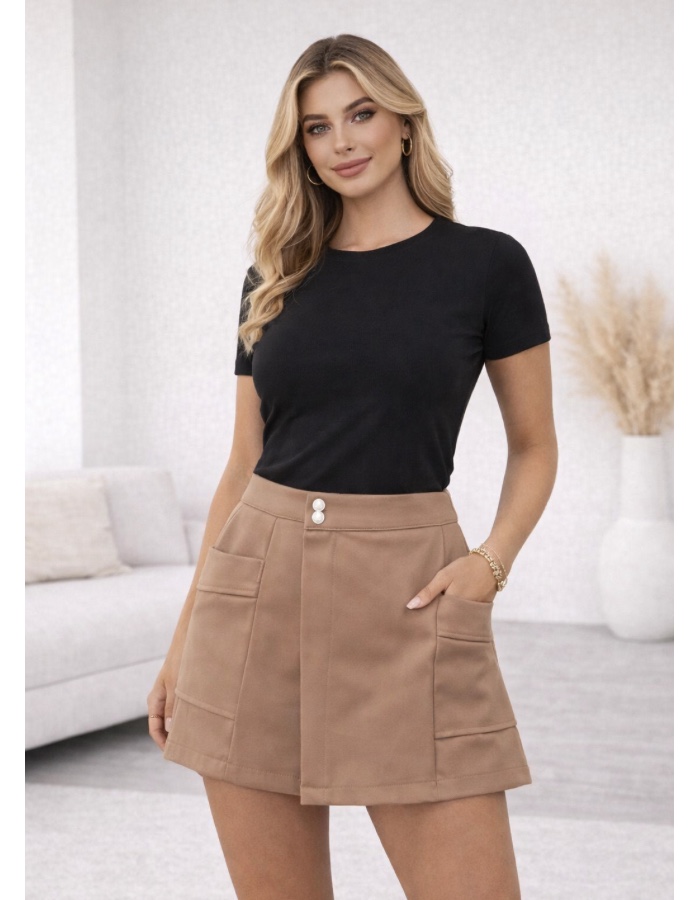 Short saia em alfaiataria