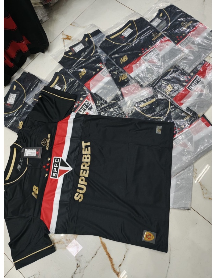 Camisa 3 jogador São Paulo preta 