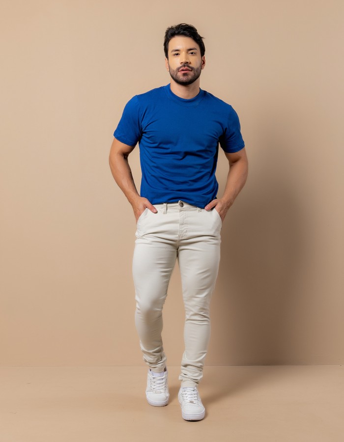 CALÇA SOCIAL CINZA NOVA