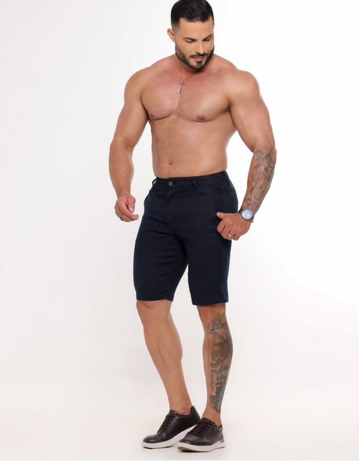 BERMUDA SPORT FINO PRETA 