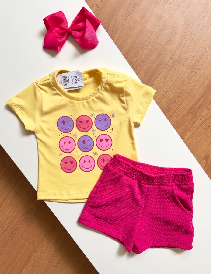 CONJUNTO COM SHORT (SÓ NA COR BRANCA)