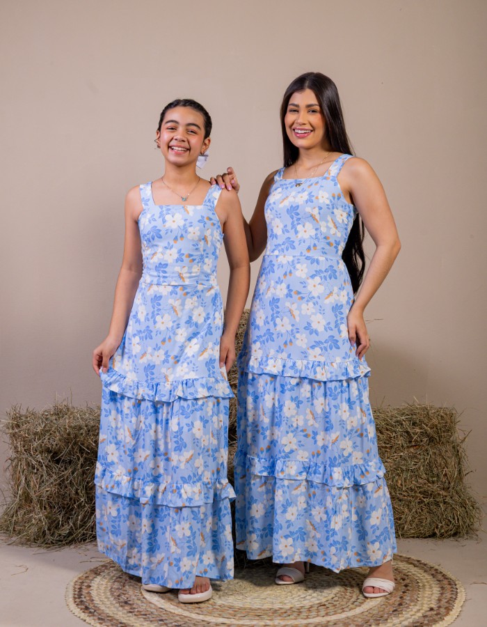 VESTIDO LONGO LASTEX NAS COSTAS (TEC. VISCOLINHO)