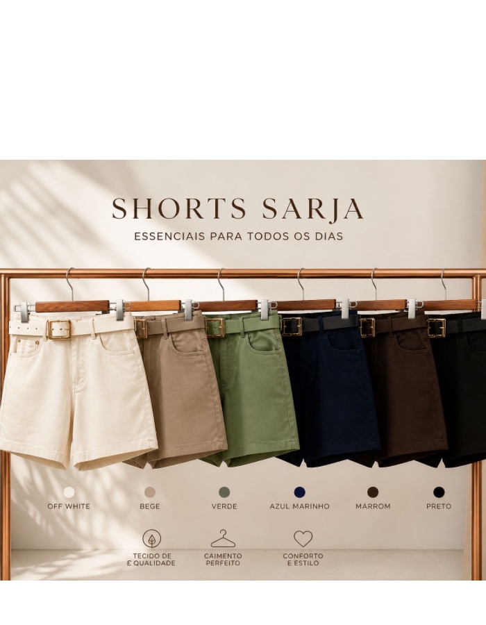 Short Eloá sarja premium 