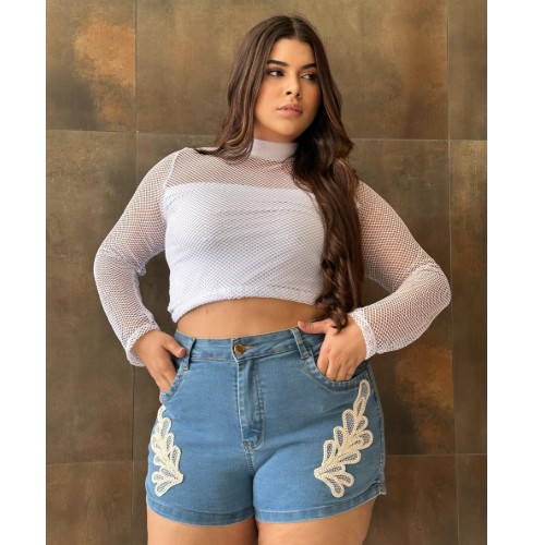 SHORT CORAL COM LYCRA