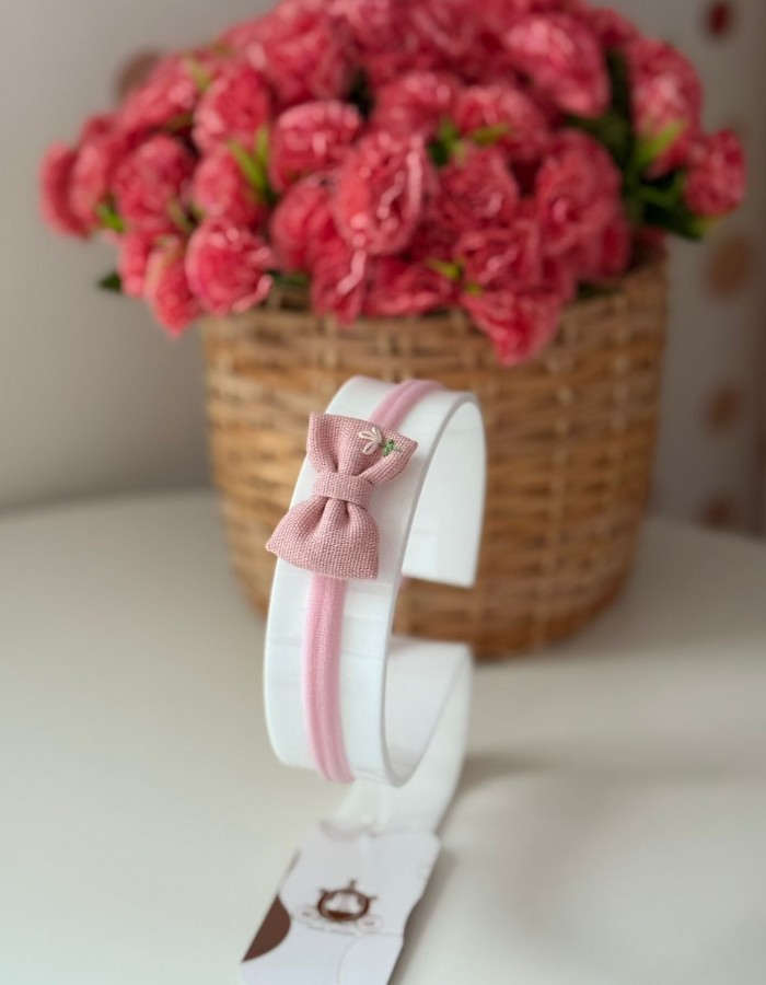 LAÇO EM LINHO BORDADO PP