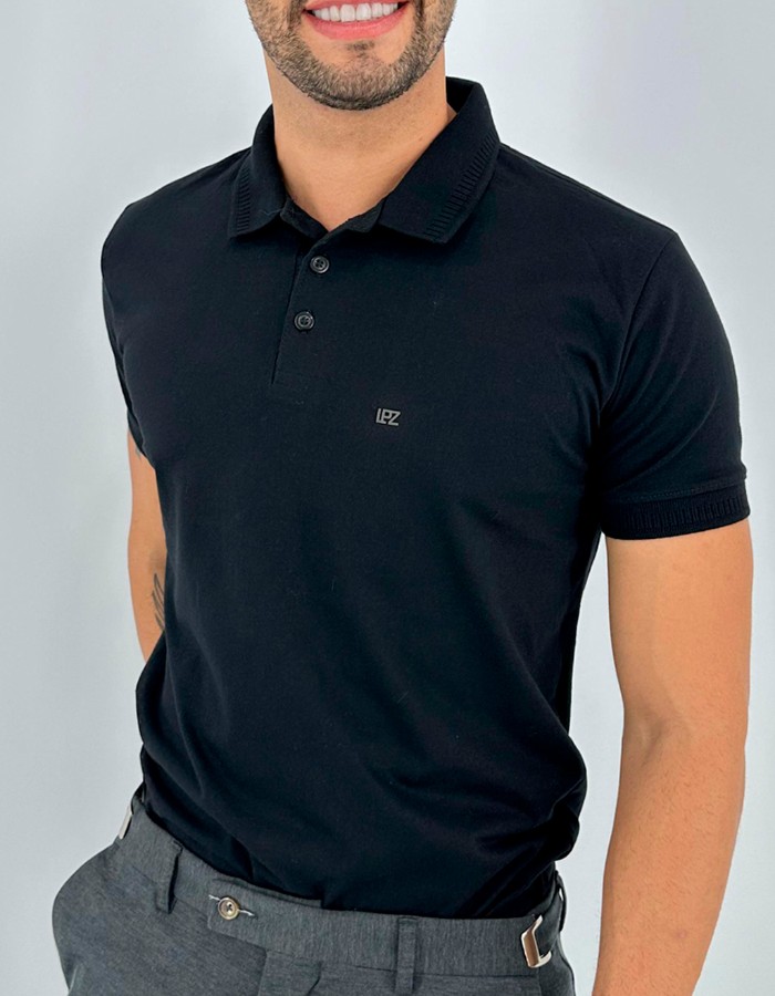GOLA POLO BOTAO 30.1 100% ALGODAO - MENEGOTTI