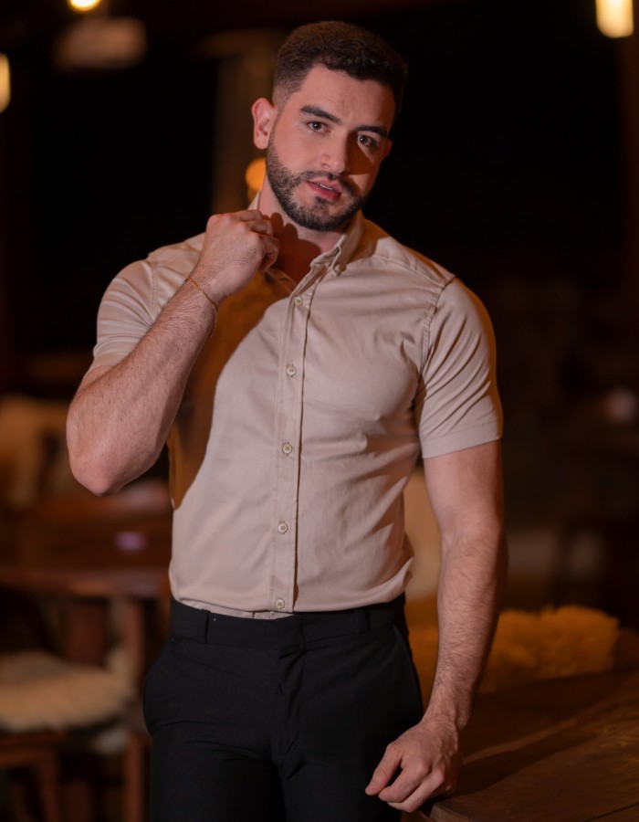Camisa M/C Rayon