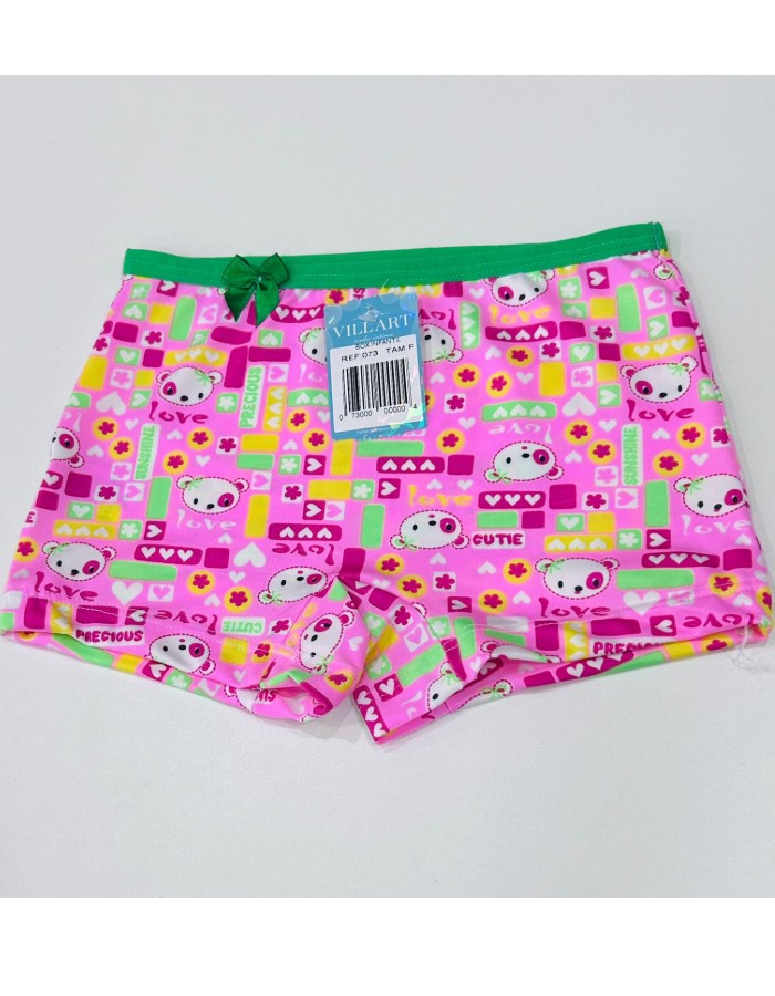 CALCINHA BOX INFANTIL AVULSA REF: 073