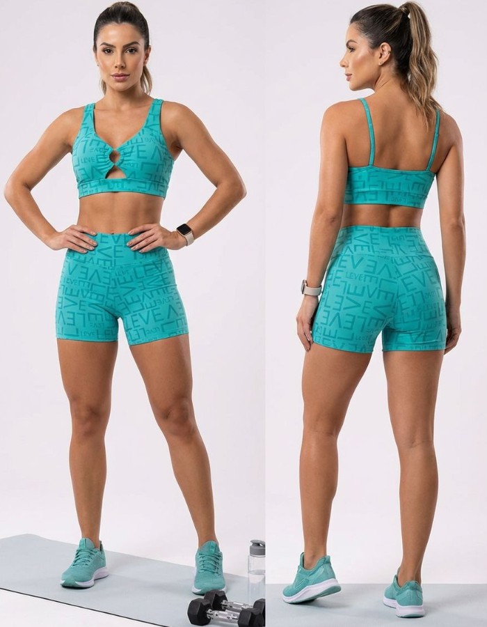 COMJUNTO DE SHORT LIVE DETALHE ARGOLA BUSTO