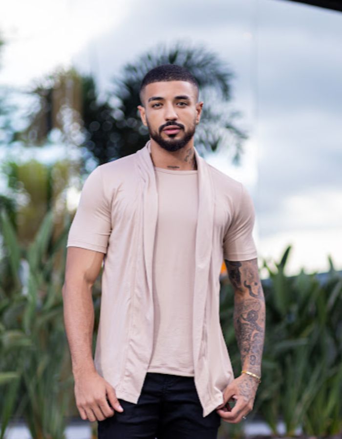 CARDIGAN 2 EM 1 MANGA CURTA