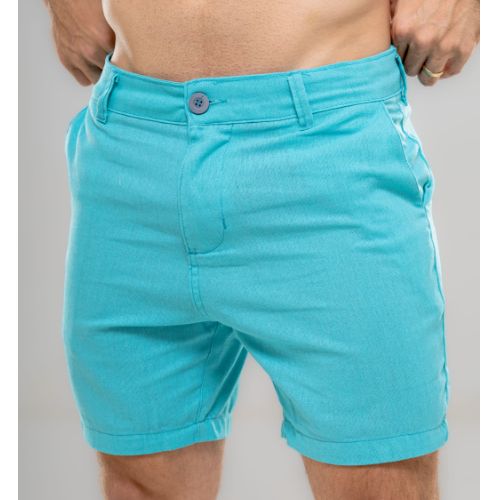 Short alfaiataria linho