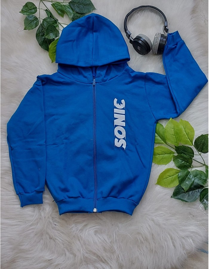 CASACO COM CAPUZ EM MOLETINHO MENINO