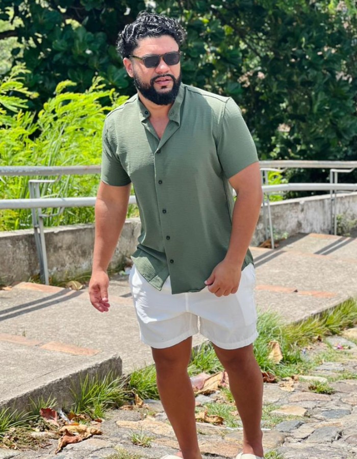 camisa gola padre 