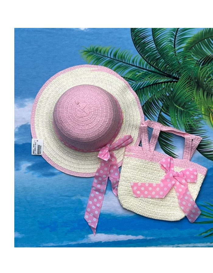 Kit chapéu e bolsa