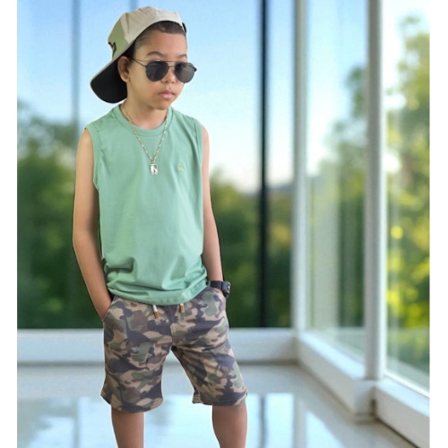 Regata básica verde salvia