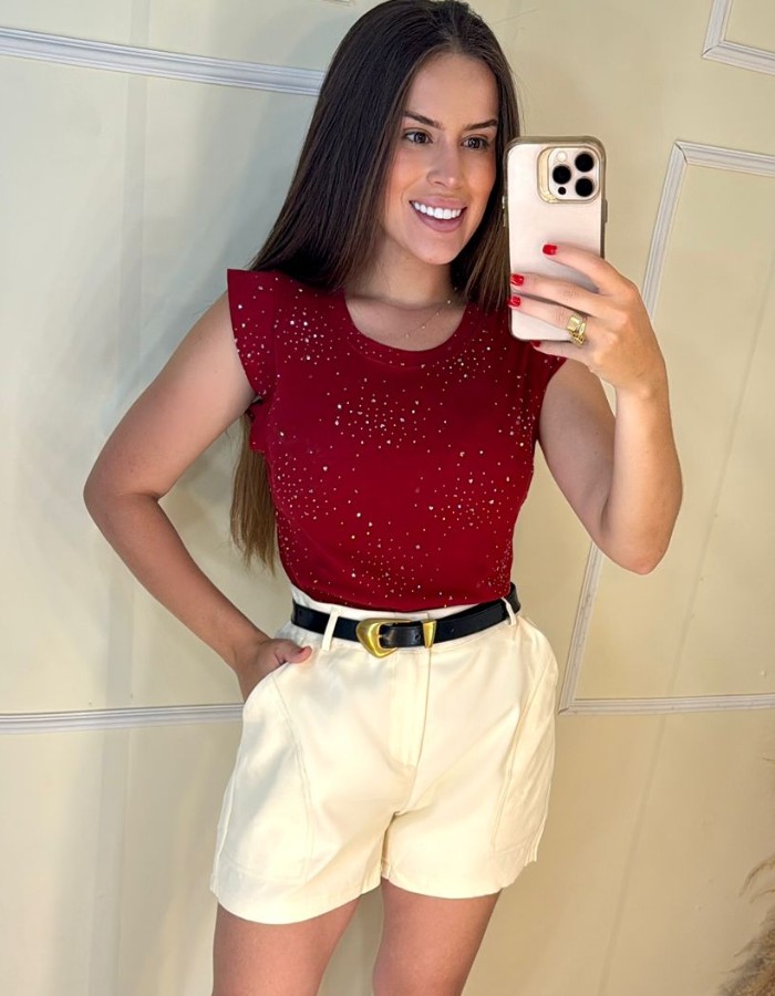 Blusa Asa Delta Brilho