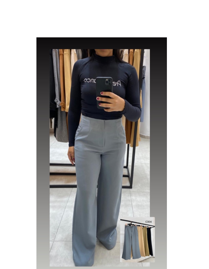 Calça pantalona alfaiataria 