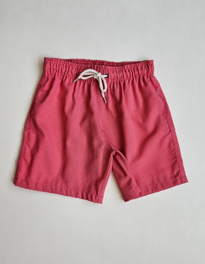Short Mauricinho em Linho - rosa pink