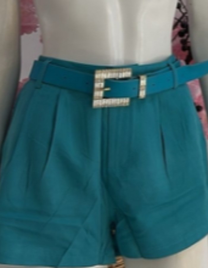 SHORT ALFAIATARIA C/DETALHE NO CINTO
