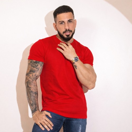 camisa careca slin print