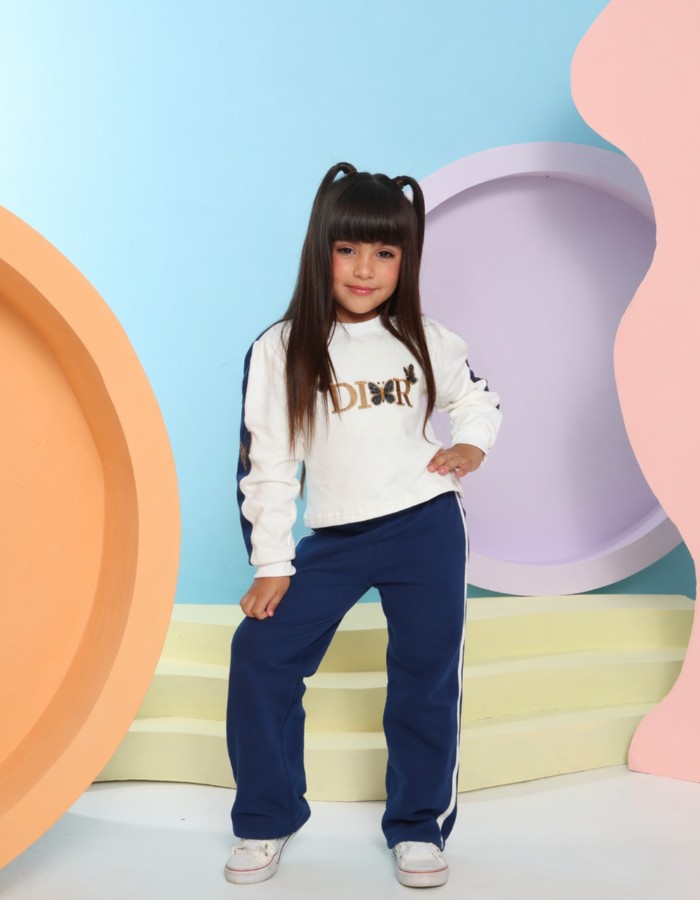 Conjunto Moletom DIOR BORDADO