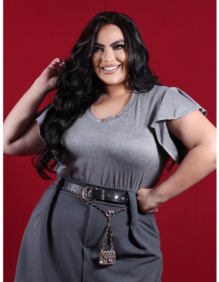 Blusa manga soltinha