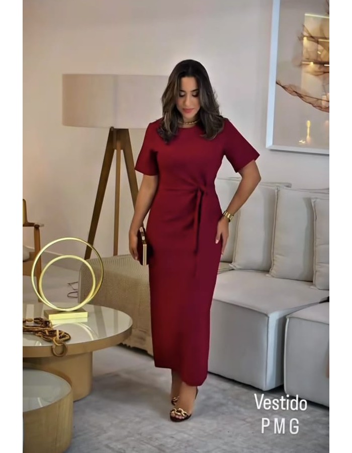 VESTIDO TECIDO TWILL 