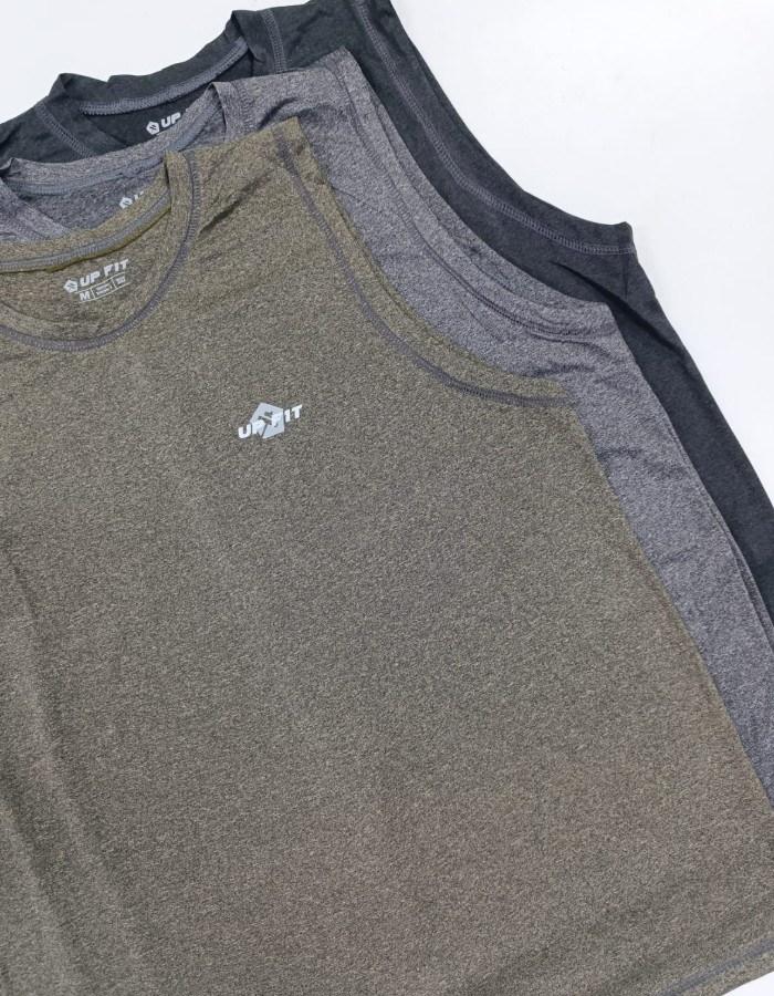 camiseta regata dry fit mescla