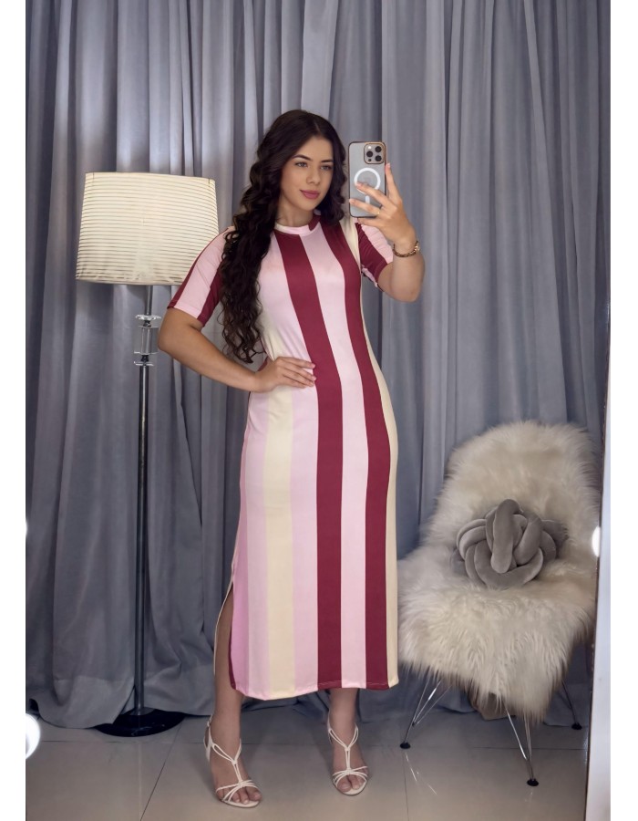 VESTIDO LÁPIS COM FENDA