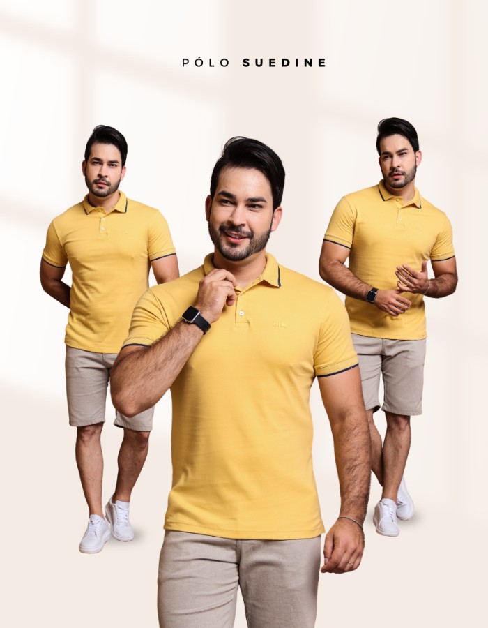C. POLO SUEDINE LISA.