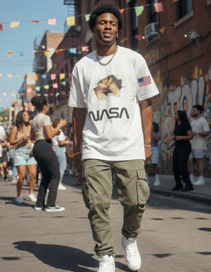 CAMISA OVER ESTAMPADA