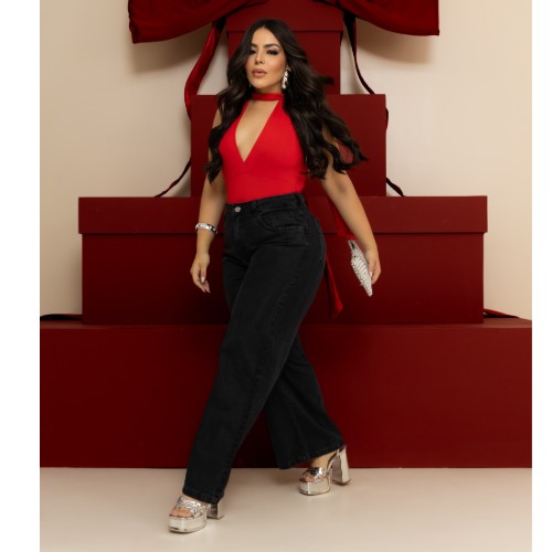 PANTALONA TRADICIONAL BLACK 100% MARMORIZADA