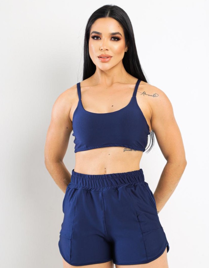 Conjunto short e top