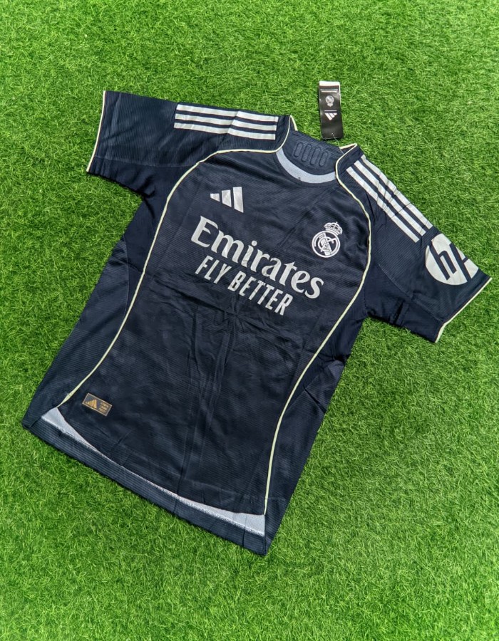 CAMISA JOGADOR REAL MADRID AWAY 2025/26