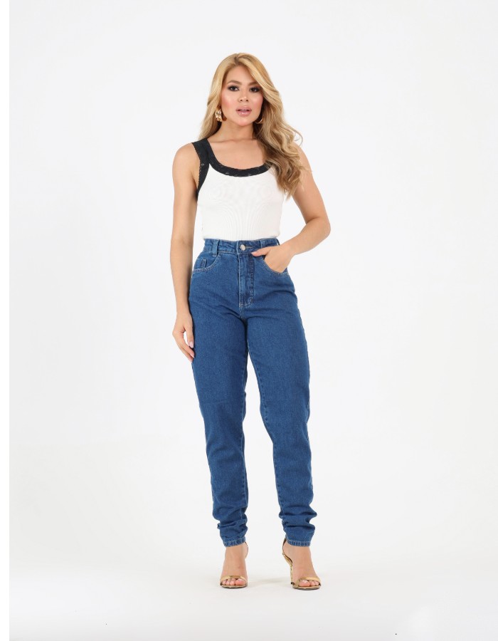 CALÇA FEM MON 100% ALGODÃO 