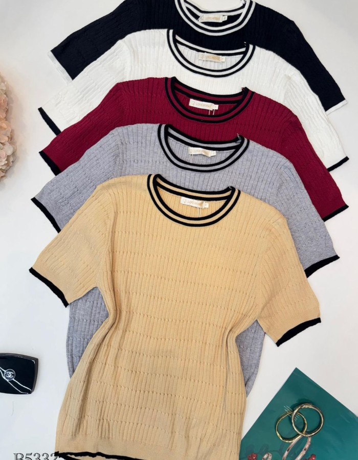 BLUSA TRICO MODAL COM FRISO 