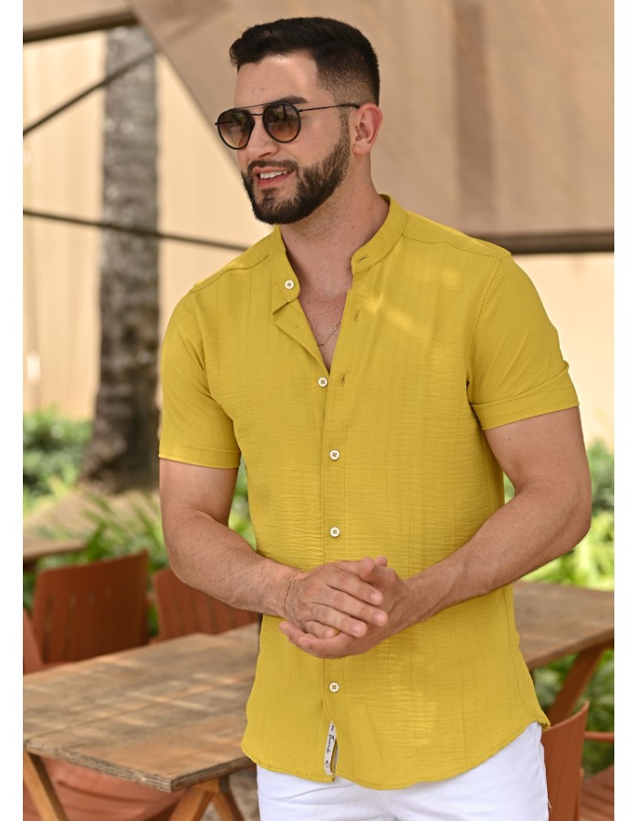 Camisa Dubai Mostarda Claro