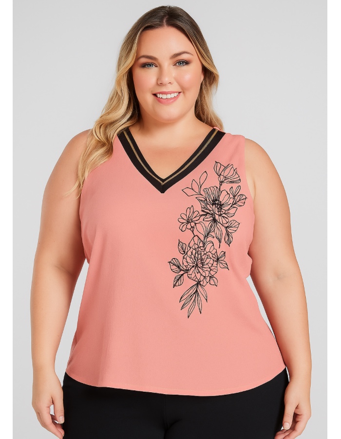 Regata retilínea preta 