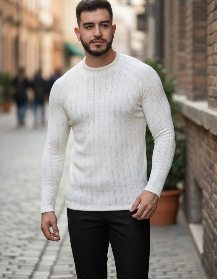 Suéter Raglan Tricô M/L (R: L-D)