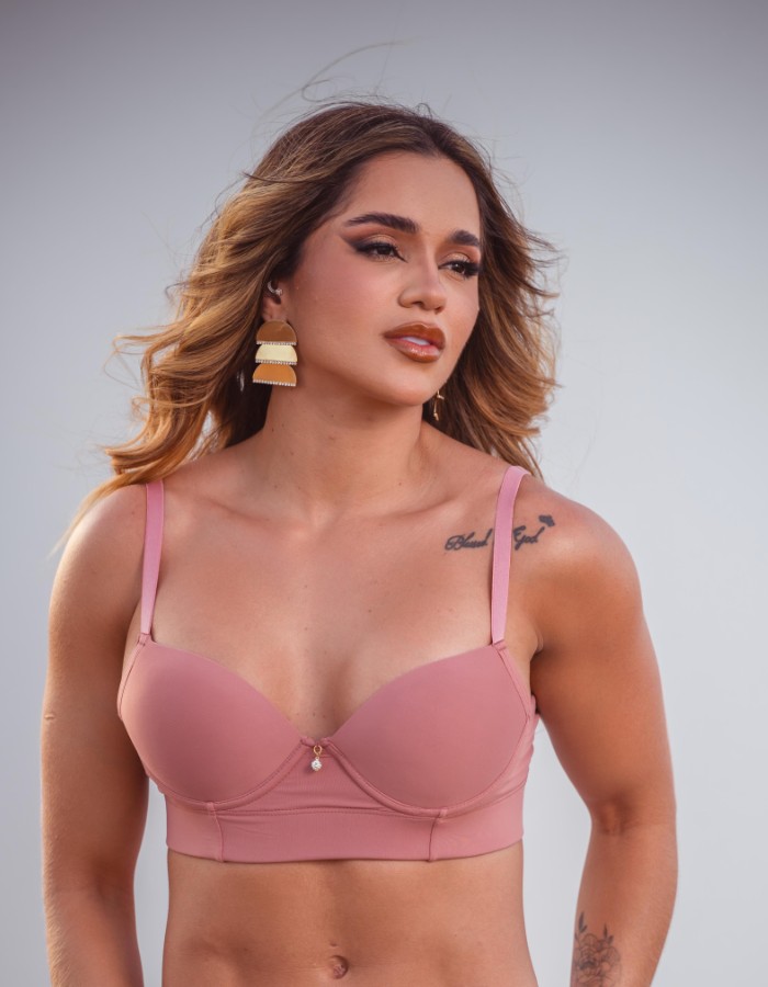 Sutiã liso reforçado lia