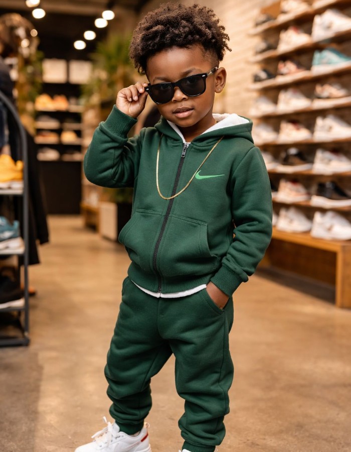 CONJUNTO MOLETOM COM CAPUZ NIKE