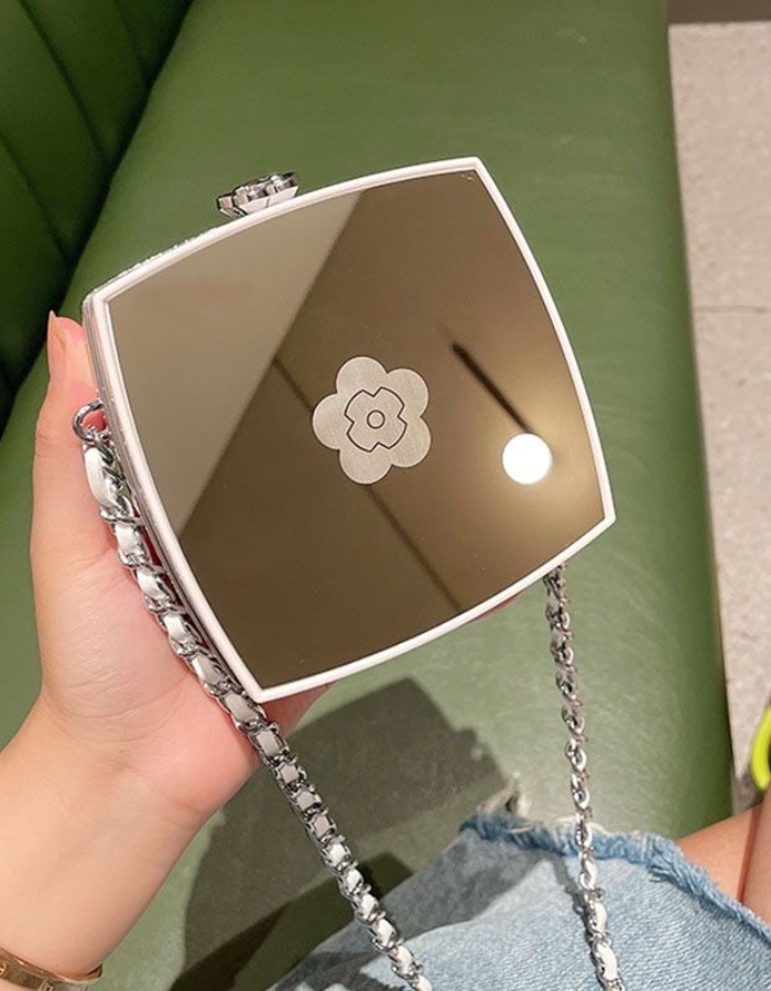 Mini bag fashion espelhada 