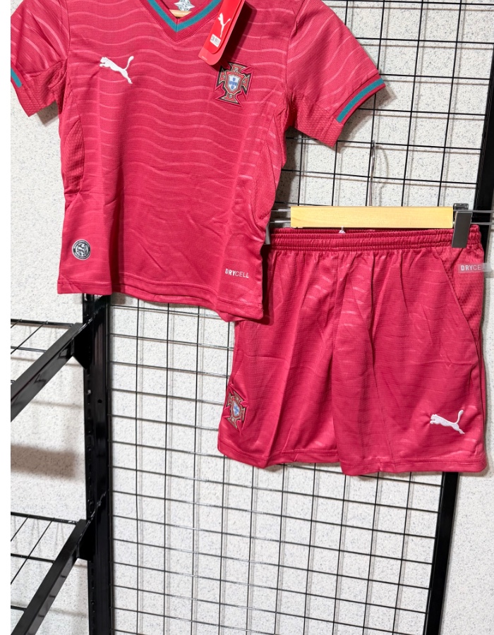 Conjunto infantil Portugal vermelho 
