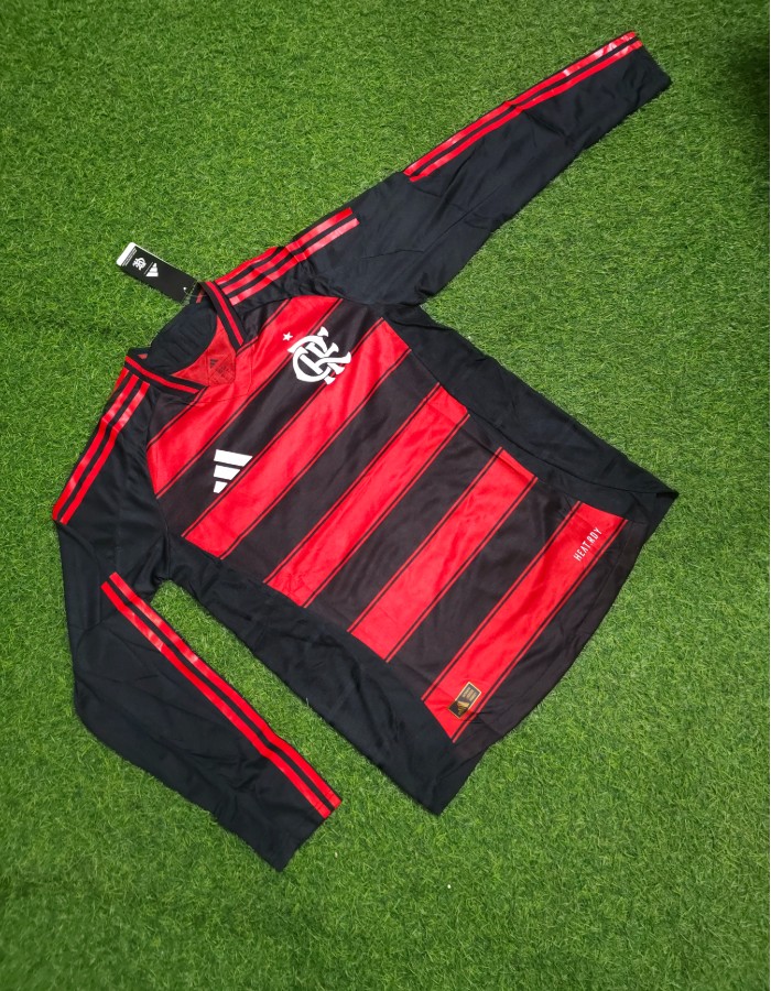 CAMISA JOGADOR MANGA LONGA FLAMENGO HOME 2025/26