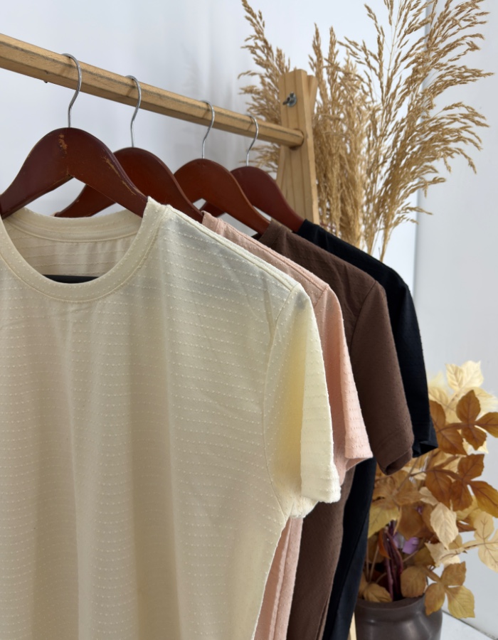 T-SHIRT BRAILLE TEXTURA