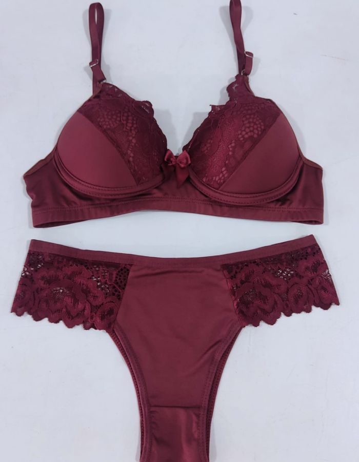 CONJUNTO GLAMOUR BOJO FAIXA RENDA CALC. RENDA LATERAL 591