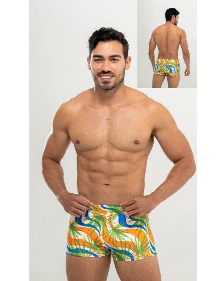 SUNGA BOX ESTAMPADA GG