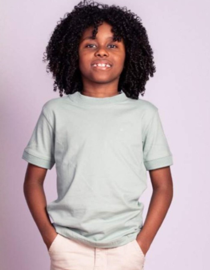 CAMISA TRABALHADA GREGA NA GOLA E PUNHO 10 AO 16