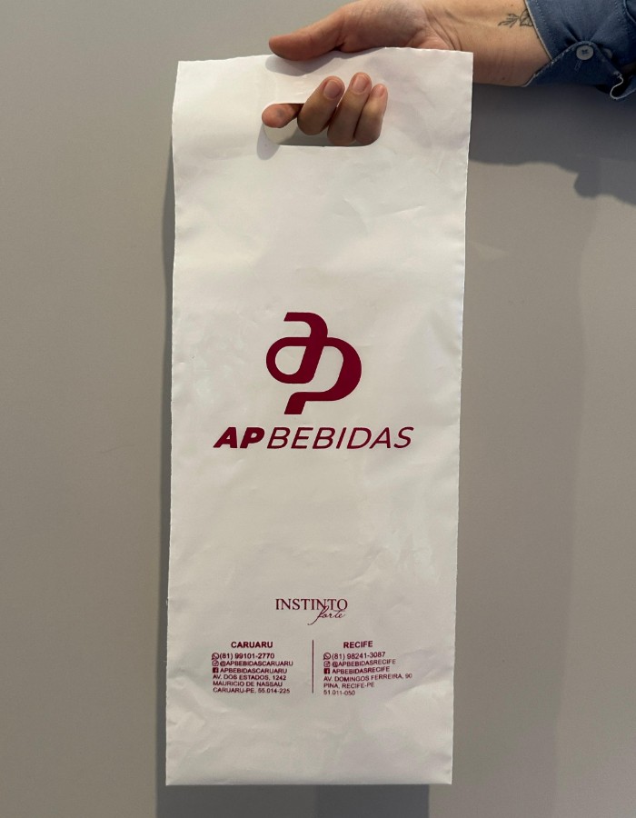 SACOLA PARA BEBIDAS 20x50